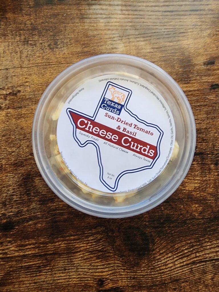 Sun-Dried Tomatoe and Basil Cheese Curds