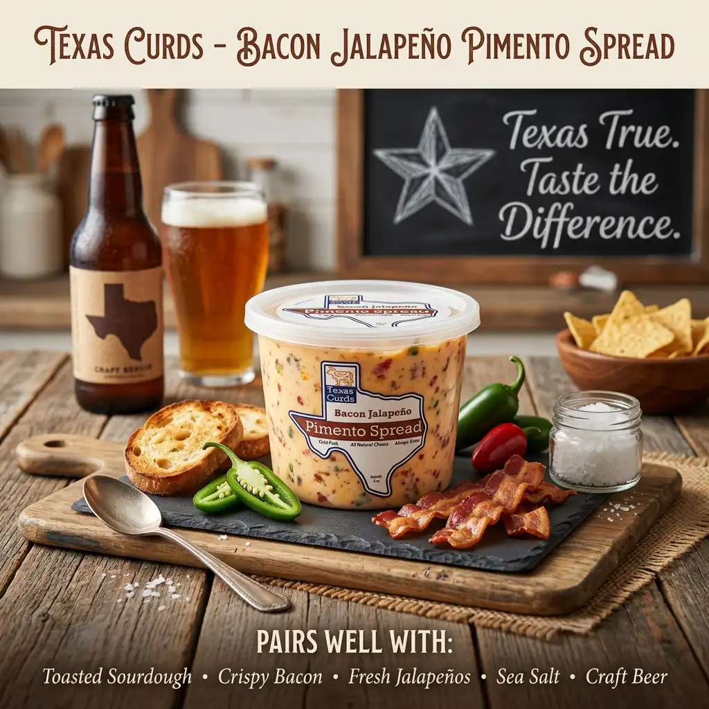 Bacon Pimento Cheese Spread with Serving Suggestions