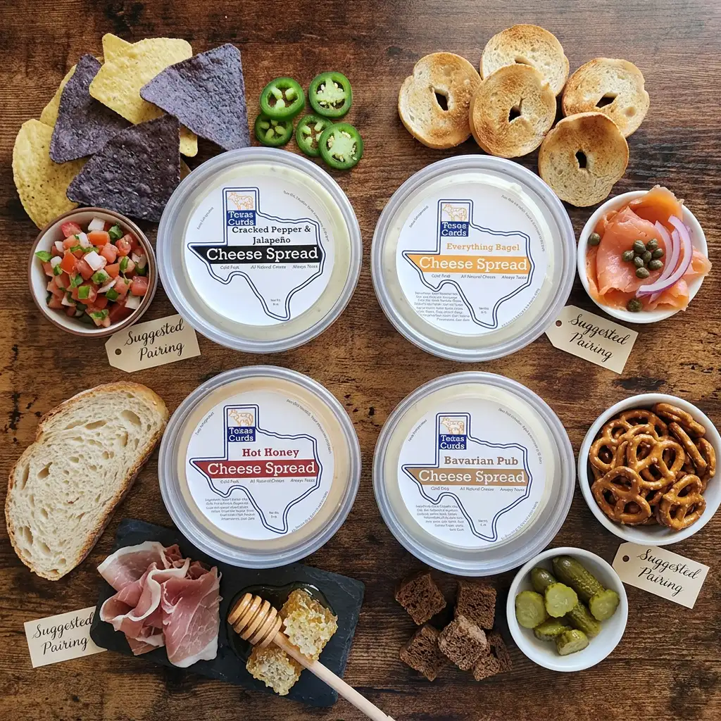 Cheese Spread Sampler Pairings2
